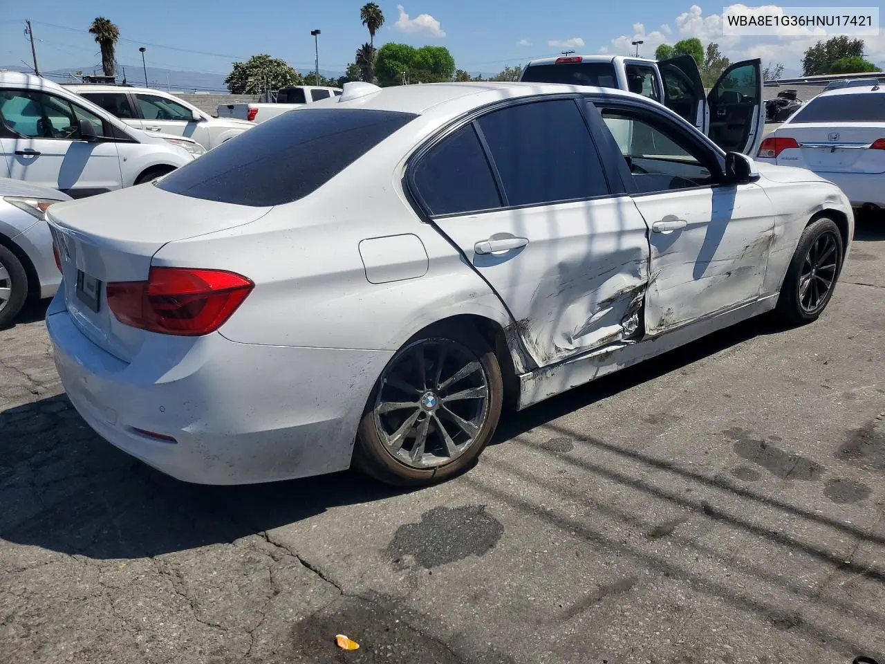 2017 BMW 320 I VIN: WBA8E1G36HNU17421 Lot: 61088956