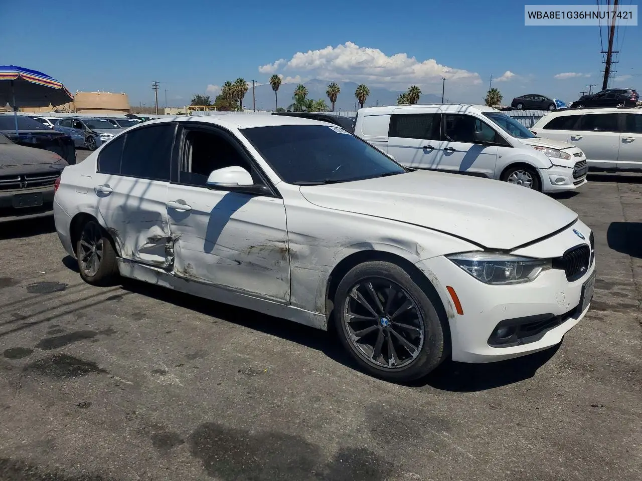 2017 BMW 320 I VIN: WBA8E1G36HNU17421 Lot: 61088956