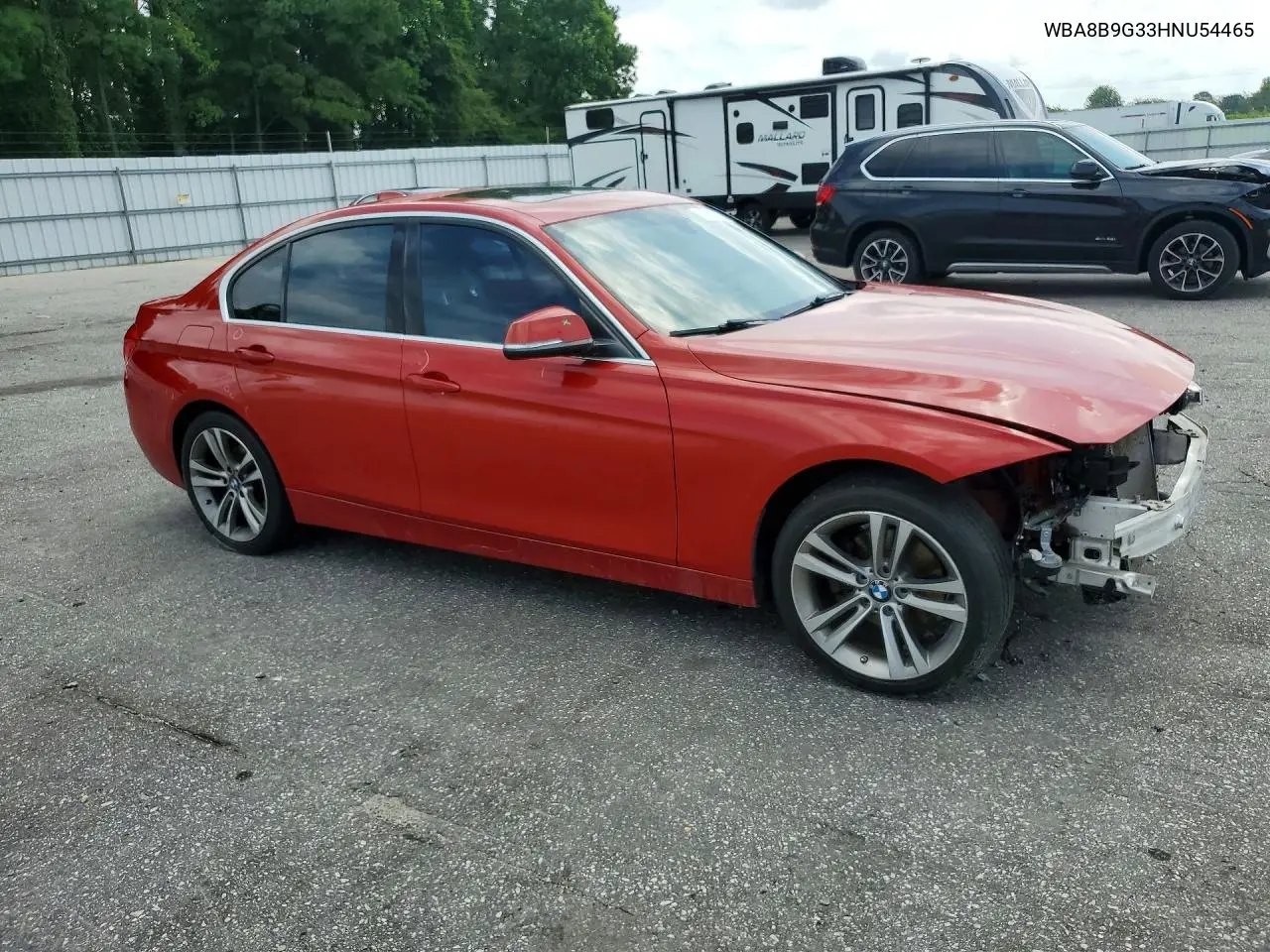 2017 BMW 330 I VIN: WBA8B9G33HNU54465 Lot: 61393776