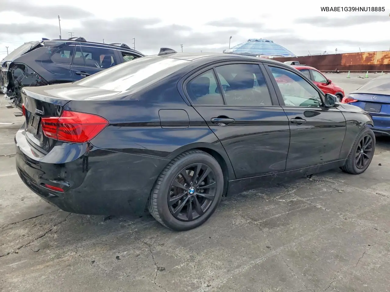 2017 BMW 320 I VIN: WBA8E1G39HNU18885 Lot: 61586476