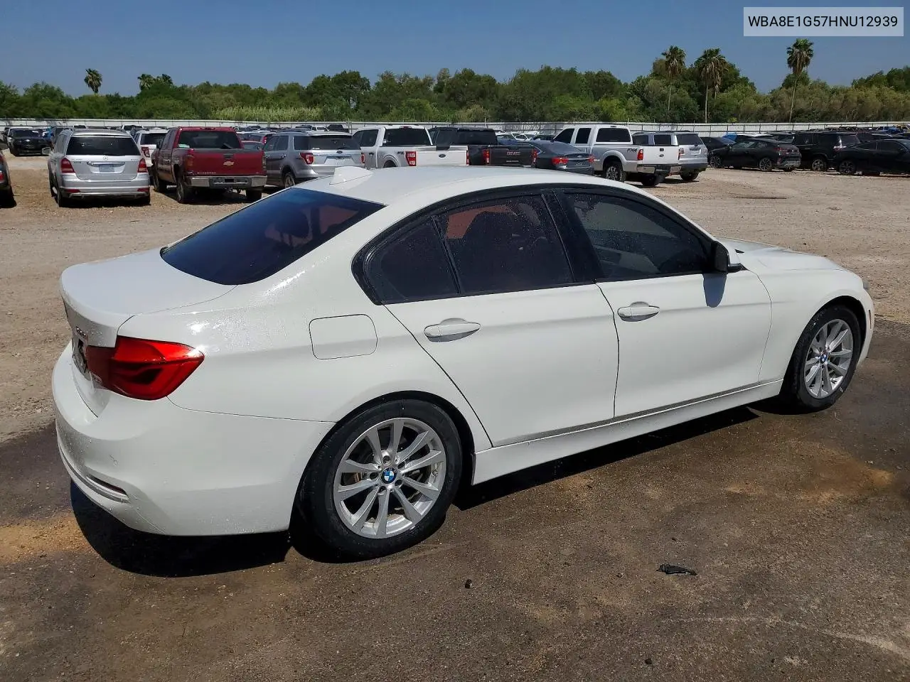 2017 BMW 320 I VIN: WBA8E1G57HNU12939 Lot: 61937856