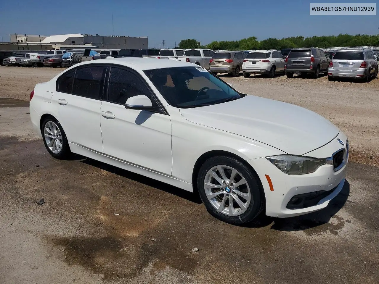 2017 BMW 320 I VIN: WBA8E1G57HNU12939 Lot: 61937856