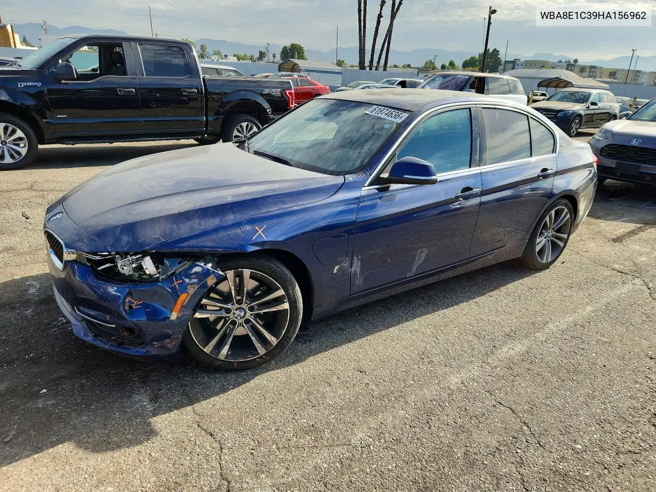 WBA8E1C39HA156962 2017 BMW 330E