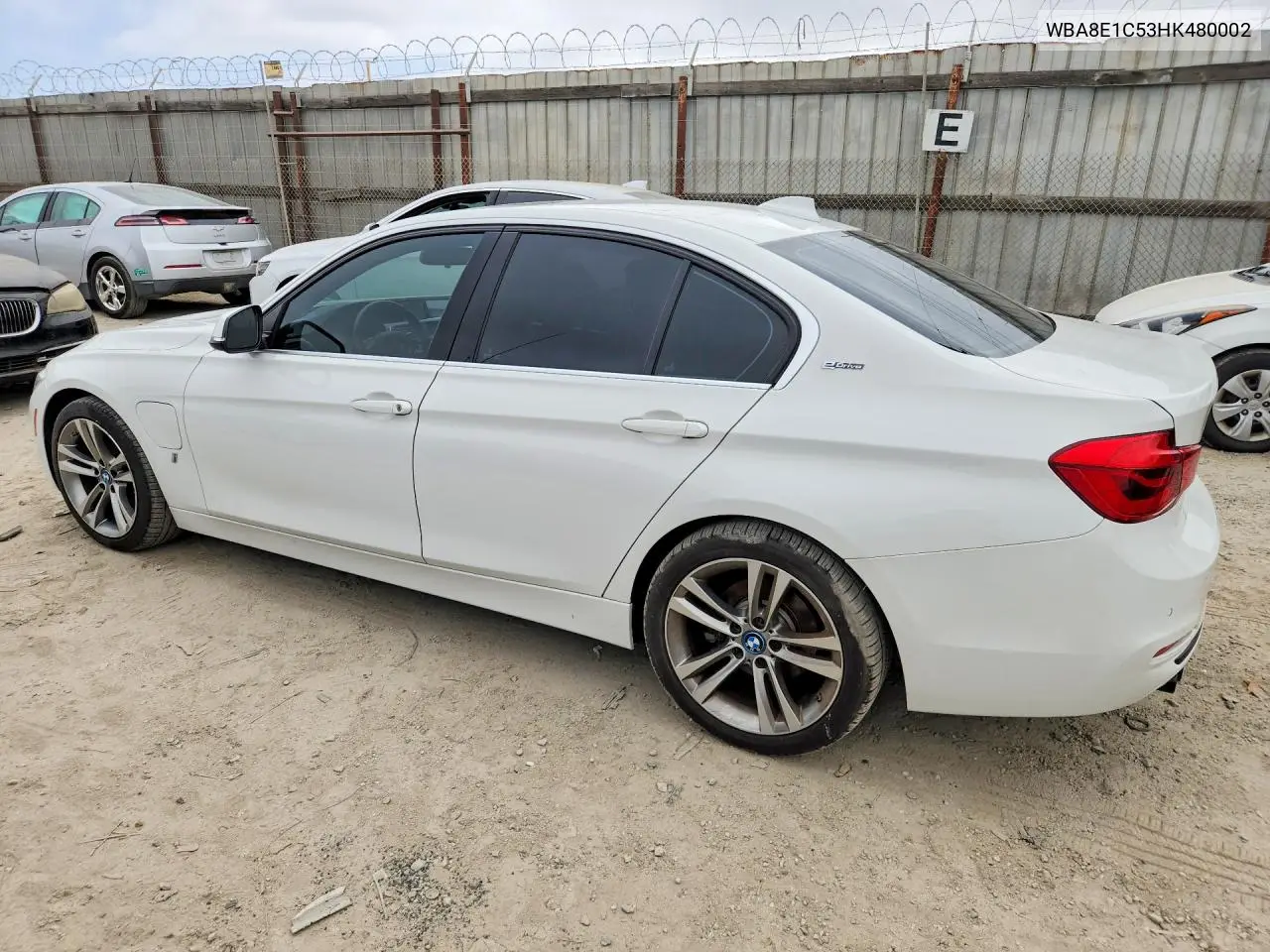 2017 BMW 330E VIN: WBA8E1C53HK480002 Lot: 62132876