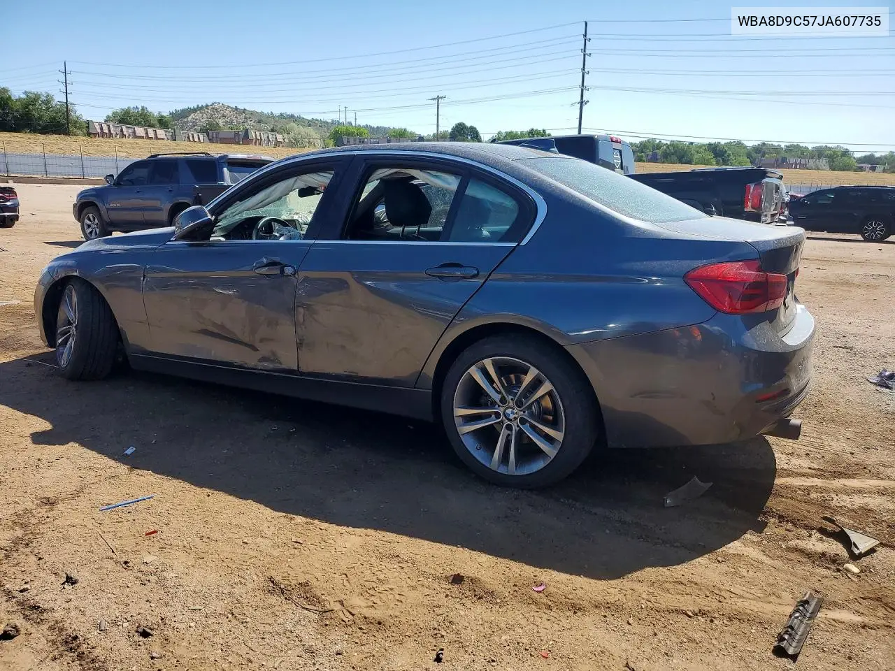 2018 BMW 330 Xi VIN: WBA8D9C57JA607735 Lot: 59711386