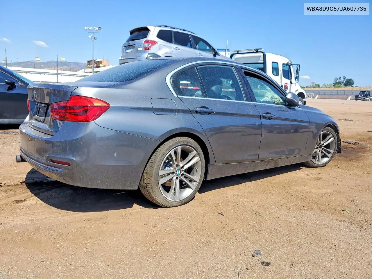 2018 BMW 330 Xi VIN: WBA8D9C57JA607735 Lot: 59711386