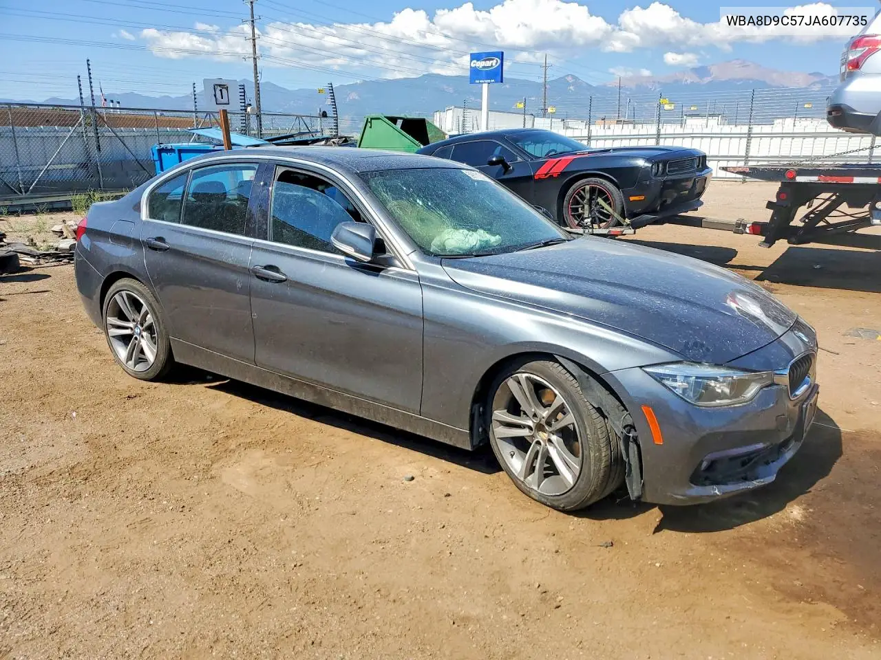 2018 BMW 330 Xi VIN: WBA8D9C57JA607735 Lot: 59711386