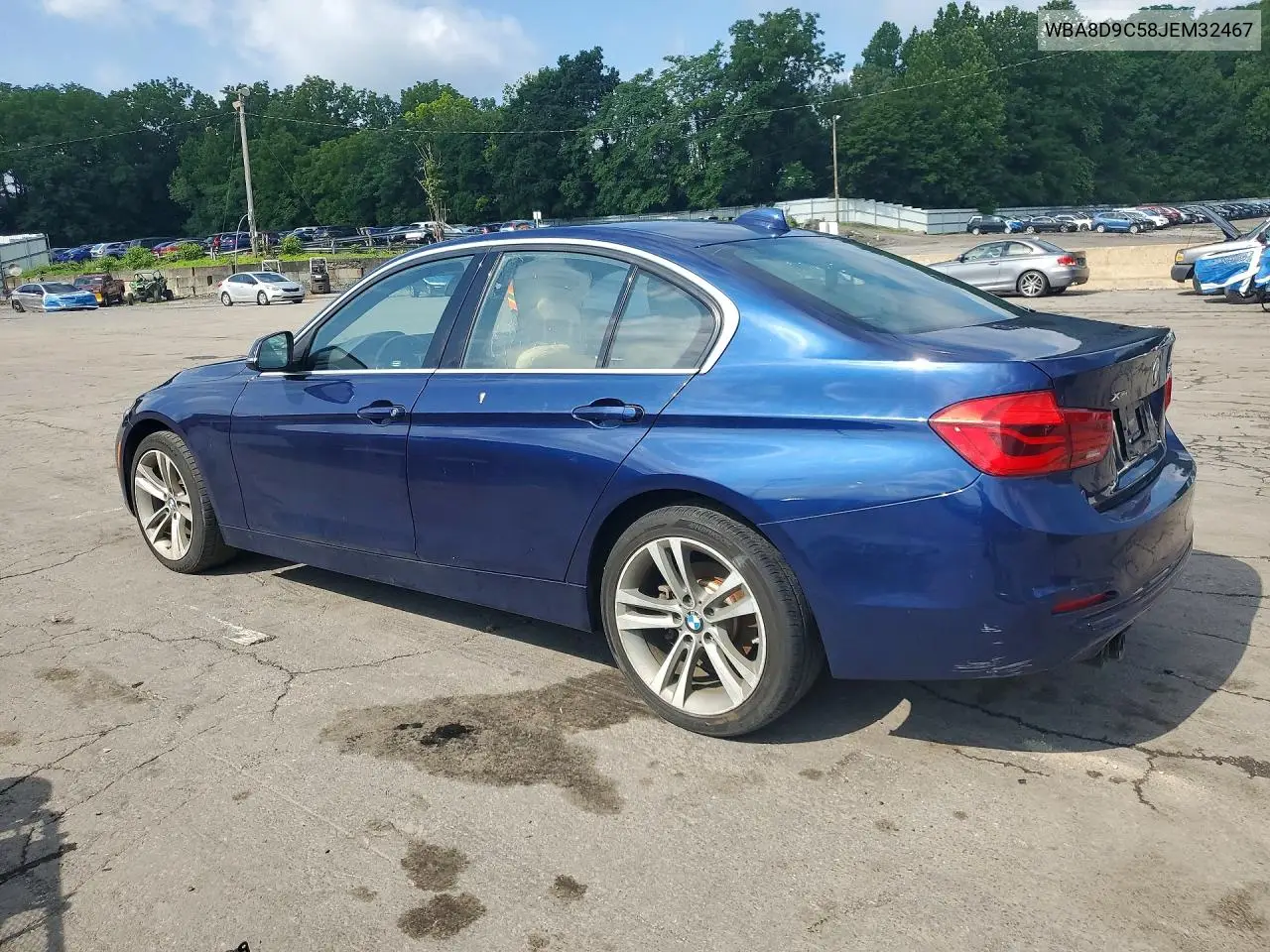 2018 BMW 330 Xi VIN: WBA8D9C58JEM32467 Lot: 61767356