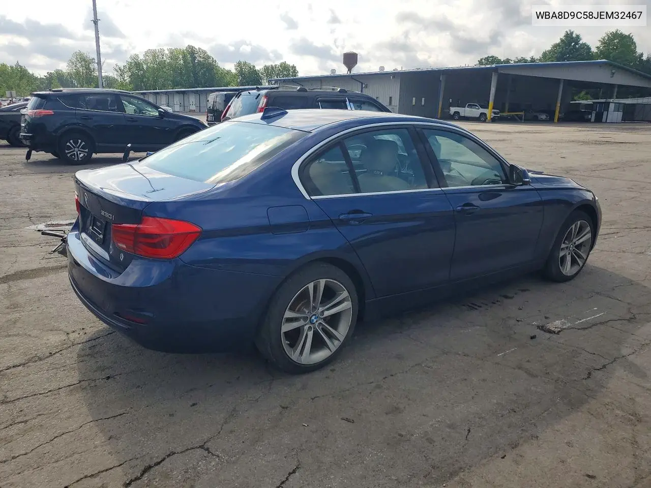 2018 BMW 330 Xi VIN: WBA8D9C58JEM32467 Lot: 61767356