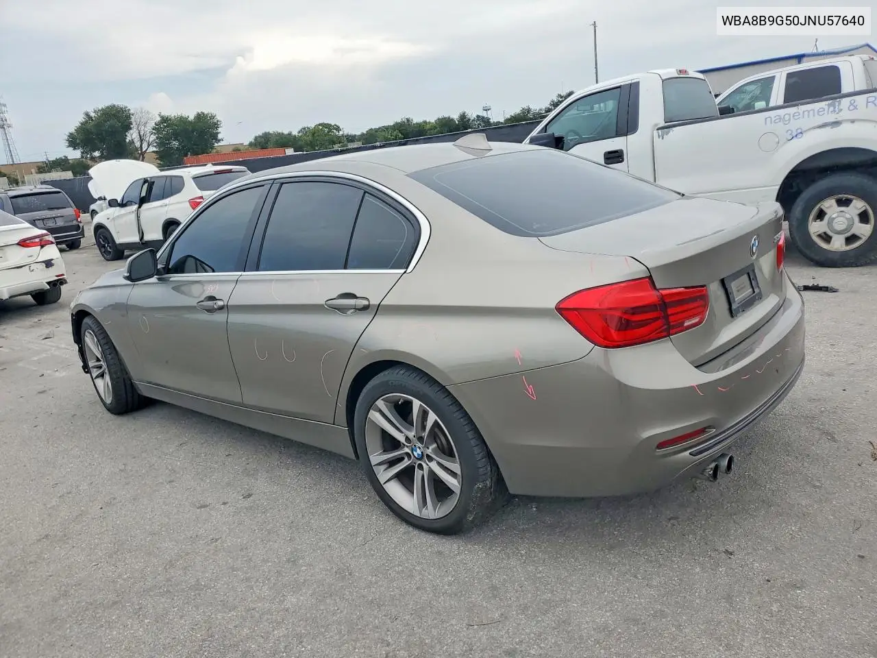 2018 BMW 330 I VIN: WBA8B9G50JNU57640 Lot: 61879636