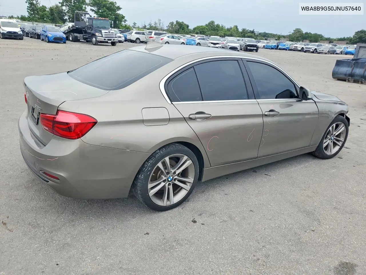 2018 BMW 330 I VIN: WBA8B9G50JNU57640 Lot: 61879636