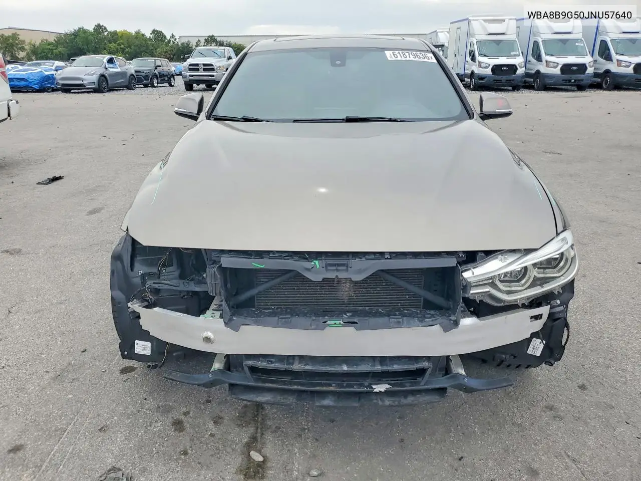2018 BMW 330 I VIN: WBA8B9G50JNU57640 Lot: 61879636