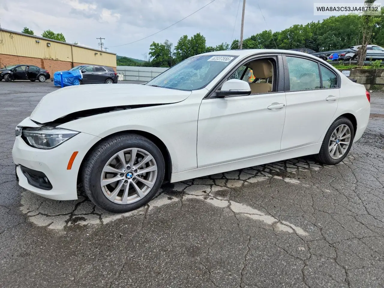 2018 BMW 320 Xi VIN: WBA8A3C53JA487132 Lot: 62037556