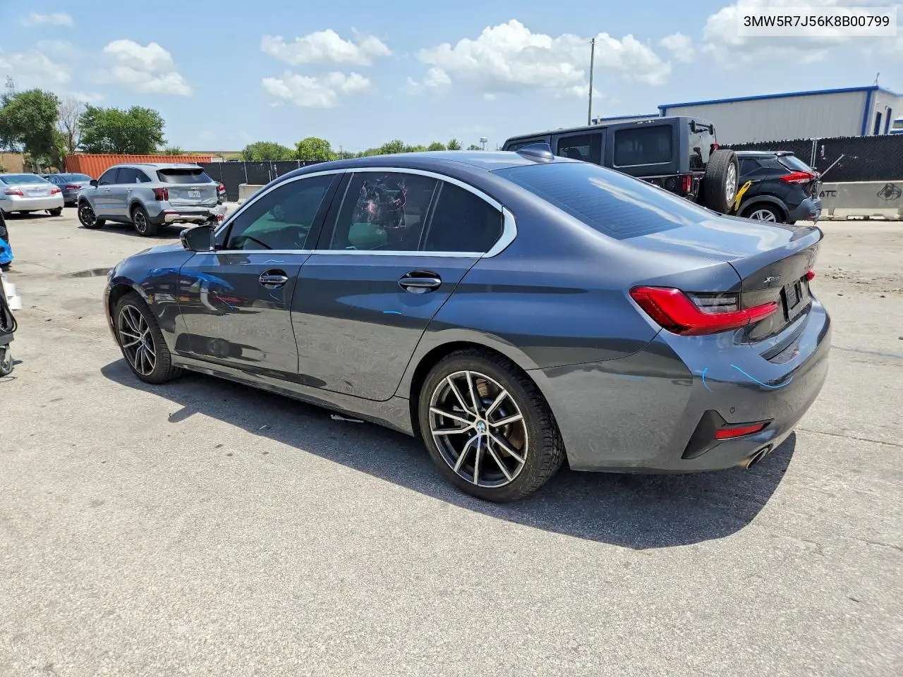2019 BMW 330Xi VIN: 3MW5R7J56K8B00799 Lot: 60925366