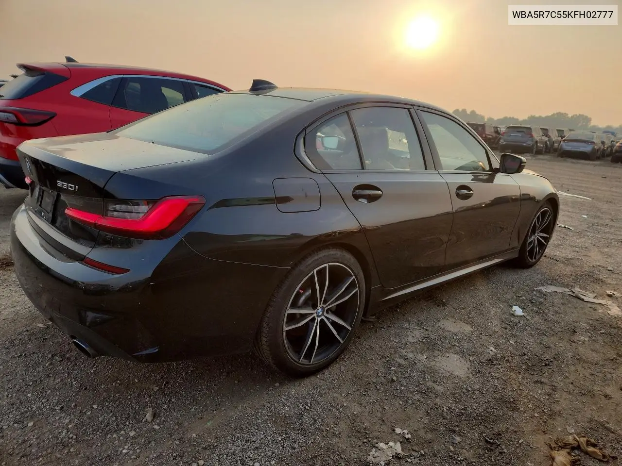 2019 BMW 330Xi VIN: WBA5R7C55KFH02777 Lot: 60981486