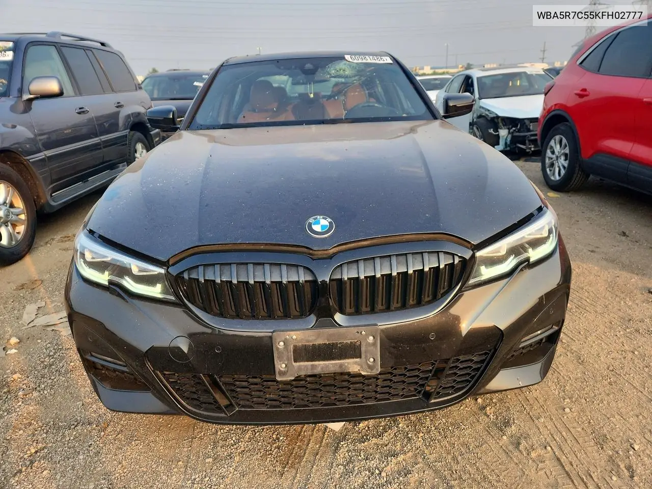 2019 BMW 330Xi VIN: WBA5R7C55KFH02777 Lot: 60981486