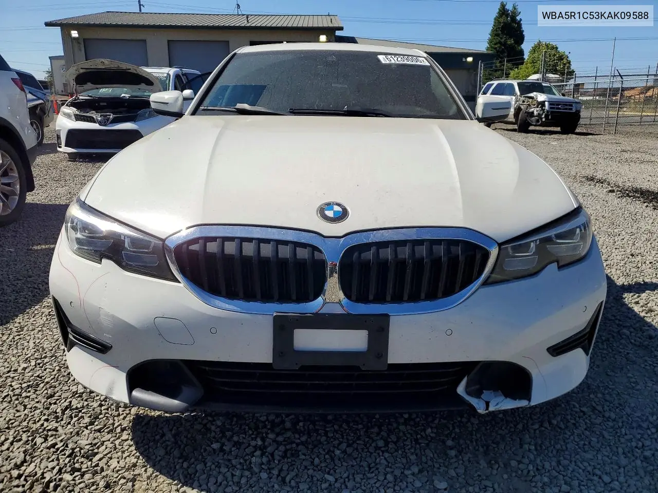 2019 BMW 330I VIN: WBA5R1C53KAK09588 Lot: 61239006