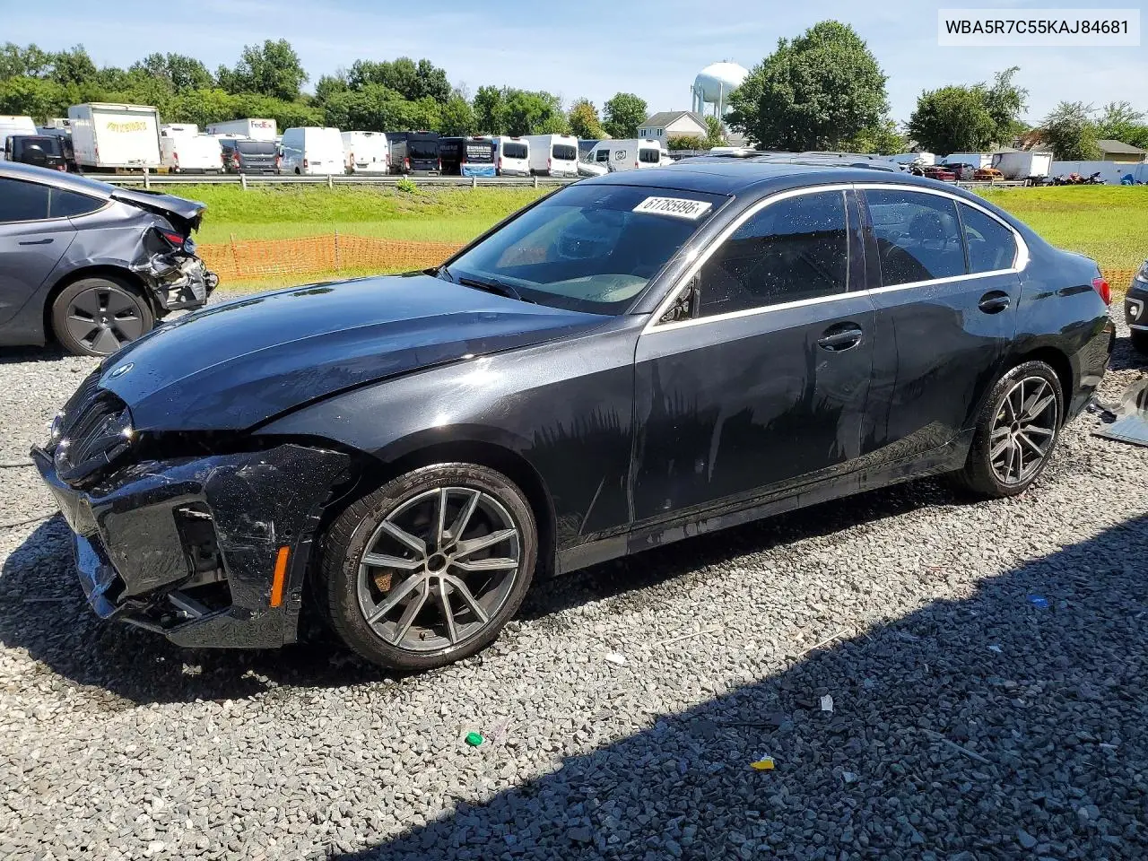 2019 BMW 330Xi VIN: WBA5R7C55KAJ84681 Lot: 61785996