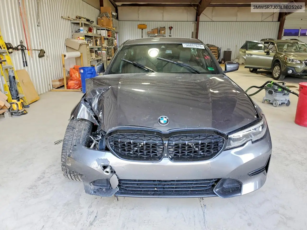 2020 BMW 330Xi VIN: 3MW5R7J03L8B25262 Lot: 56897076