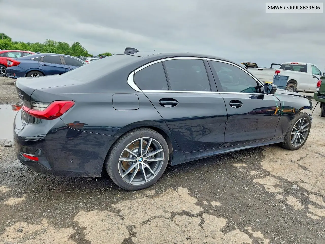 2020 BMW 330Xi VIN: 3MW5R7J09L8B39506 Lot: 59970056
