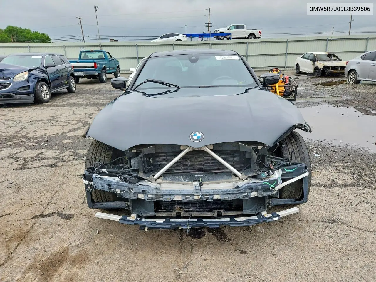 2020 BMW 330Xi VIN: 3MW5R7J09L8B39506 Lot: 59970056