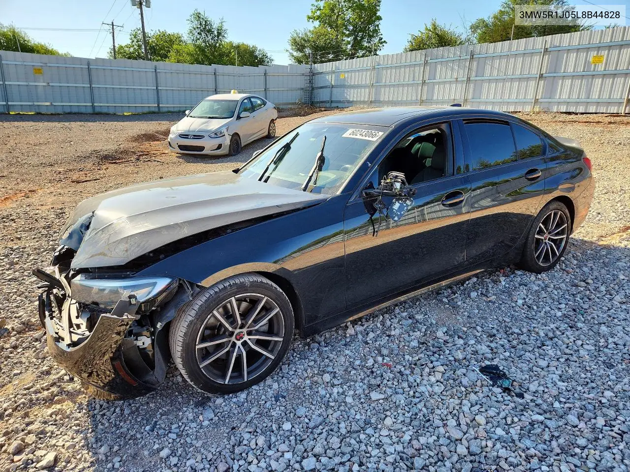 2020 BMW 330I VIN: 3MW5R1J05L8B44828 Lot: 60243066
