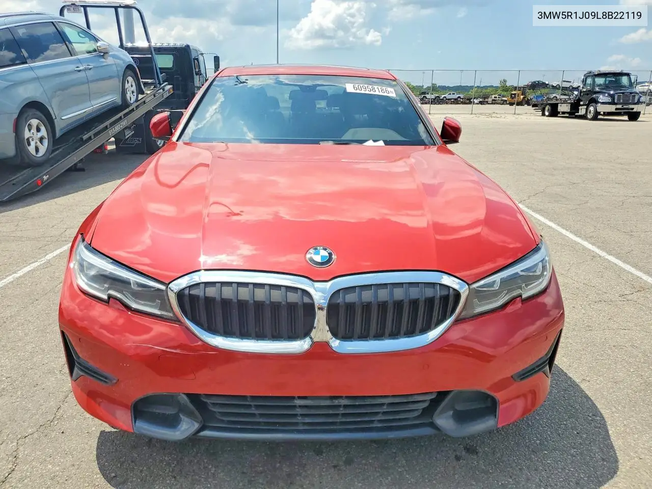 2020 BMW 330 I VIN: 3MW5R1J09L8B22119 Lot: 60958186