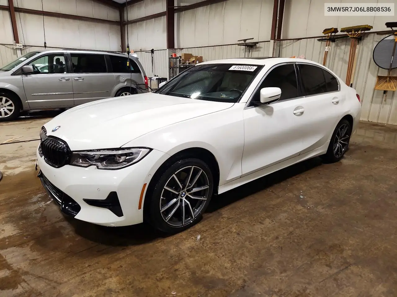2020 BMW 330Xi VIN: 3MW5R7J06L8B08536 Lot: 61600066