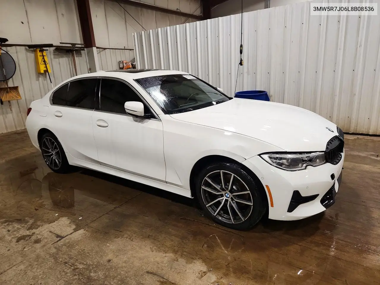 2020 BMW 330Xi VIN: 3MW5R7J06L8B08536 Lot: 61600066