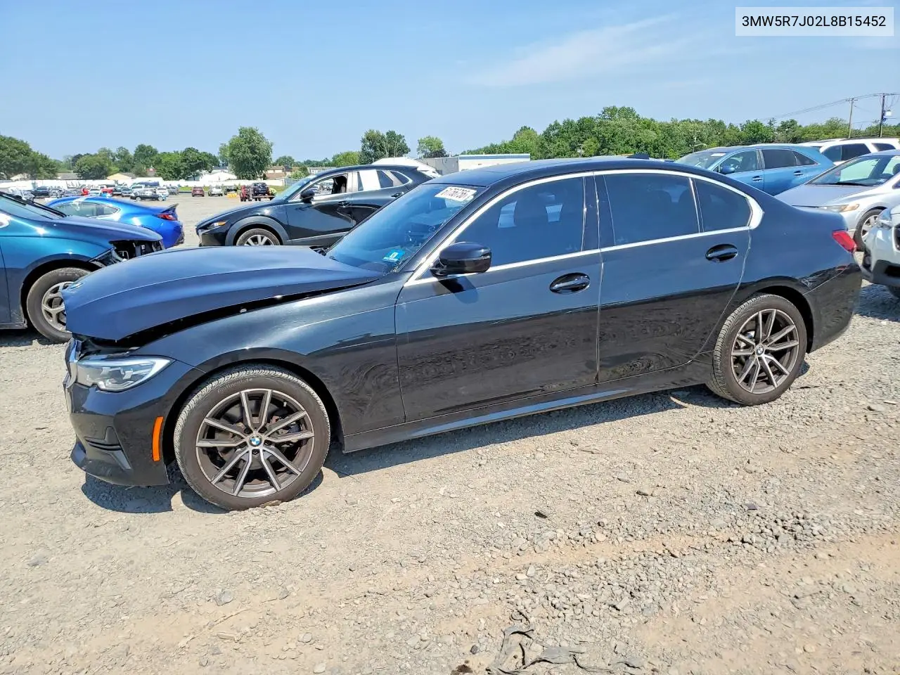 2020 BMW 330Xi VIN: 3MW5R7J02L8B15452 Lot: 61756756
