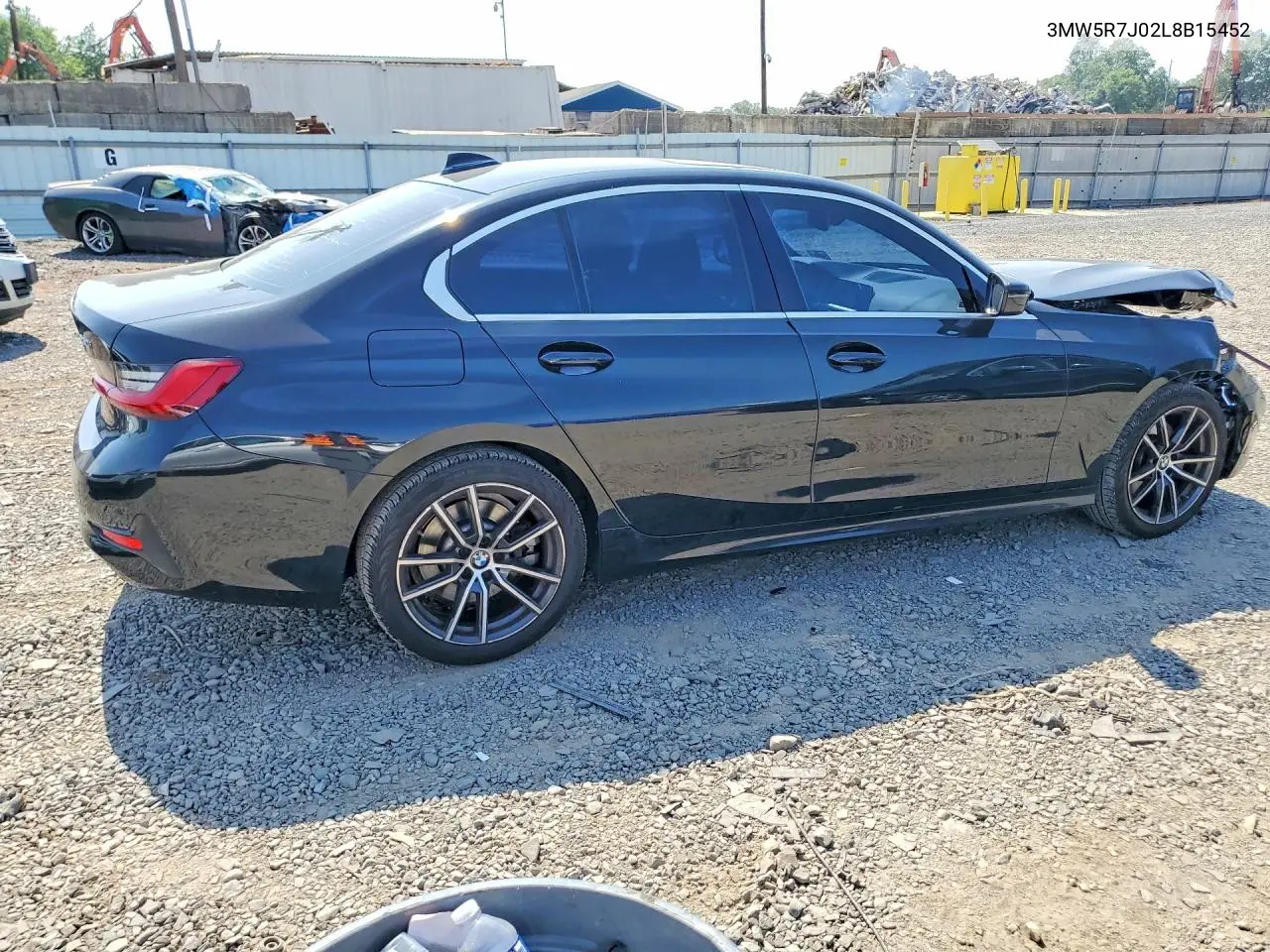 2020 BMW 330Xi VIN: 3MW5R7J02L8B15452 Lot: 61756756
