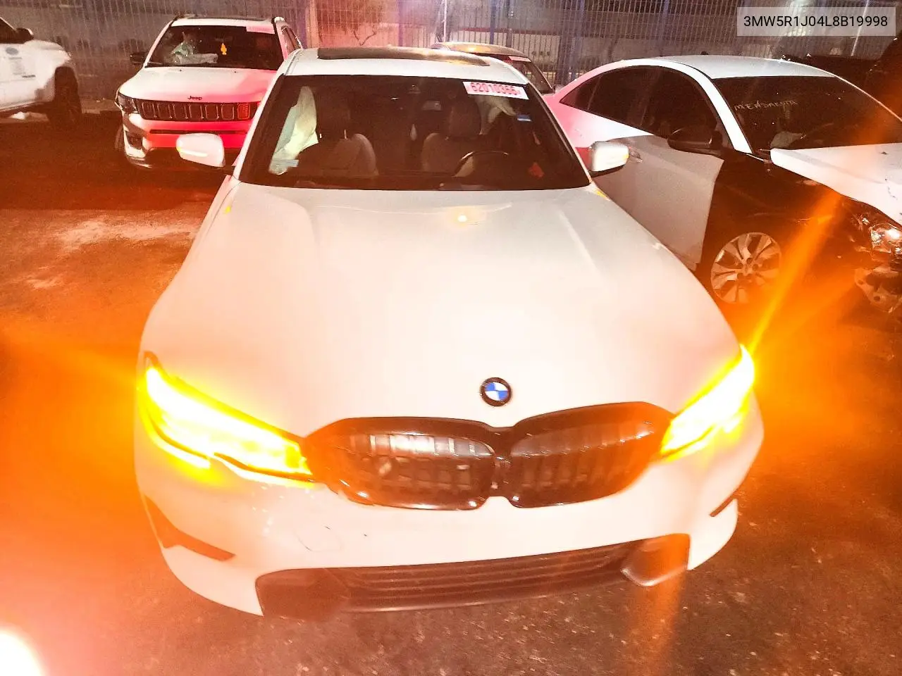 2020 BMW 330I VIN: 3MW5R1J04L8B19998 Lot: 62010366