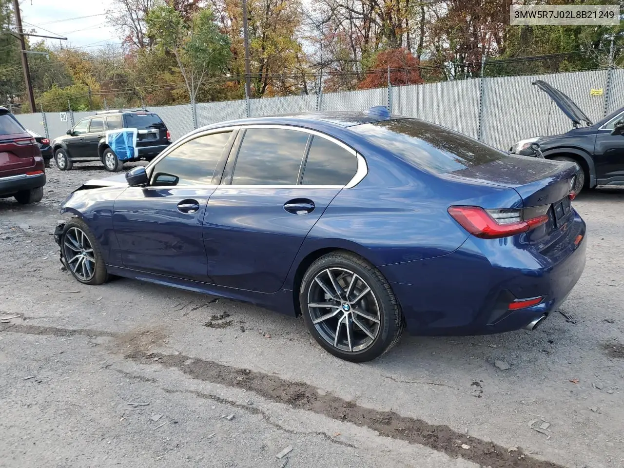 3MW5R7J02L8B21249 2020 BMW 330Xi