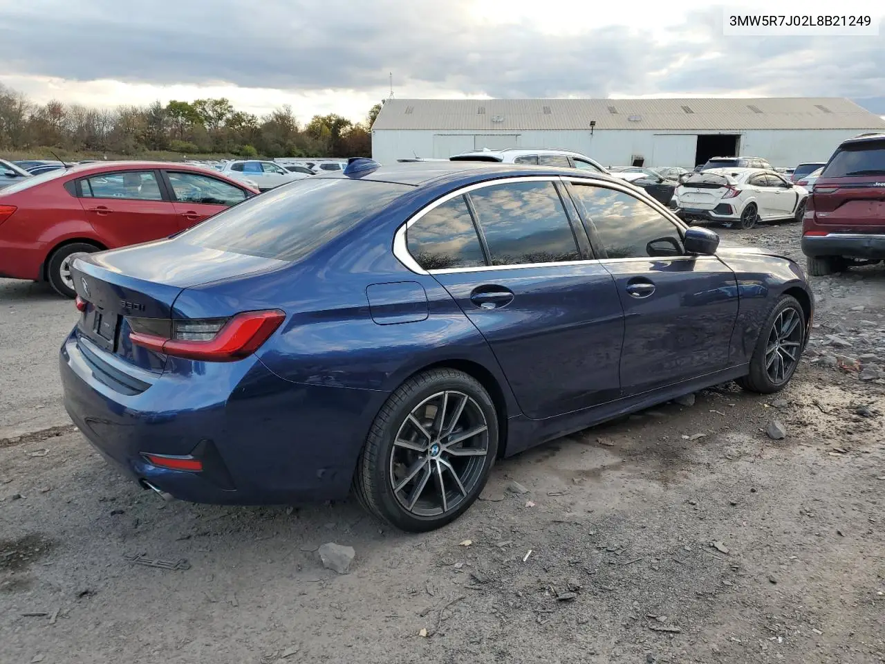3MW5R7J02L8B21249 2020 BMW 330Xi