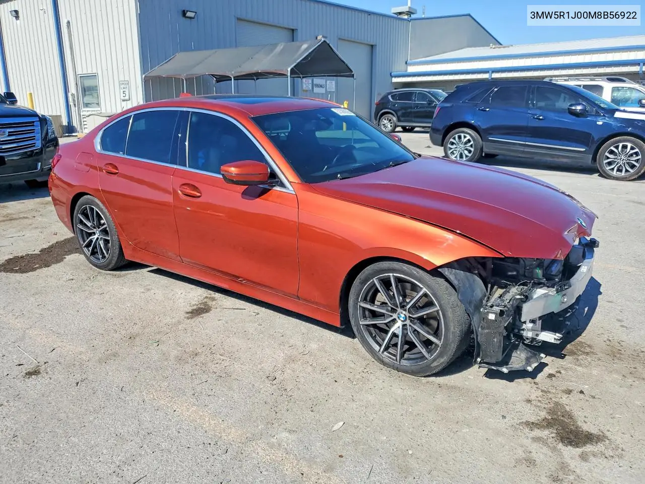2021 BMW 330I VIN: 3MW5R1J00M8B56922 Lot: 57388826