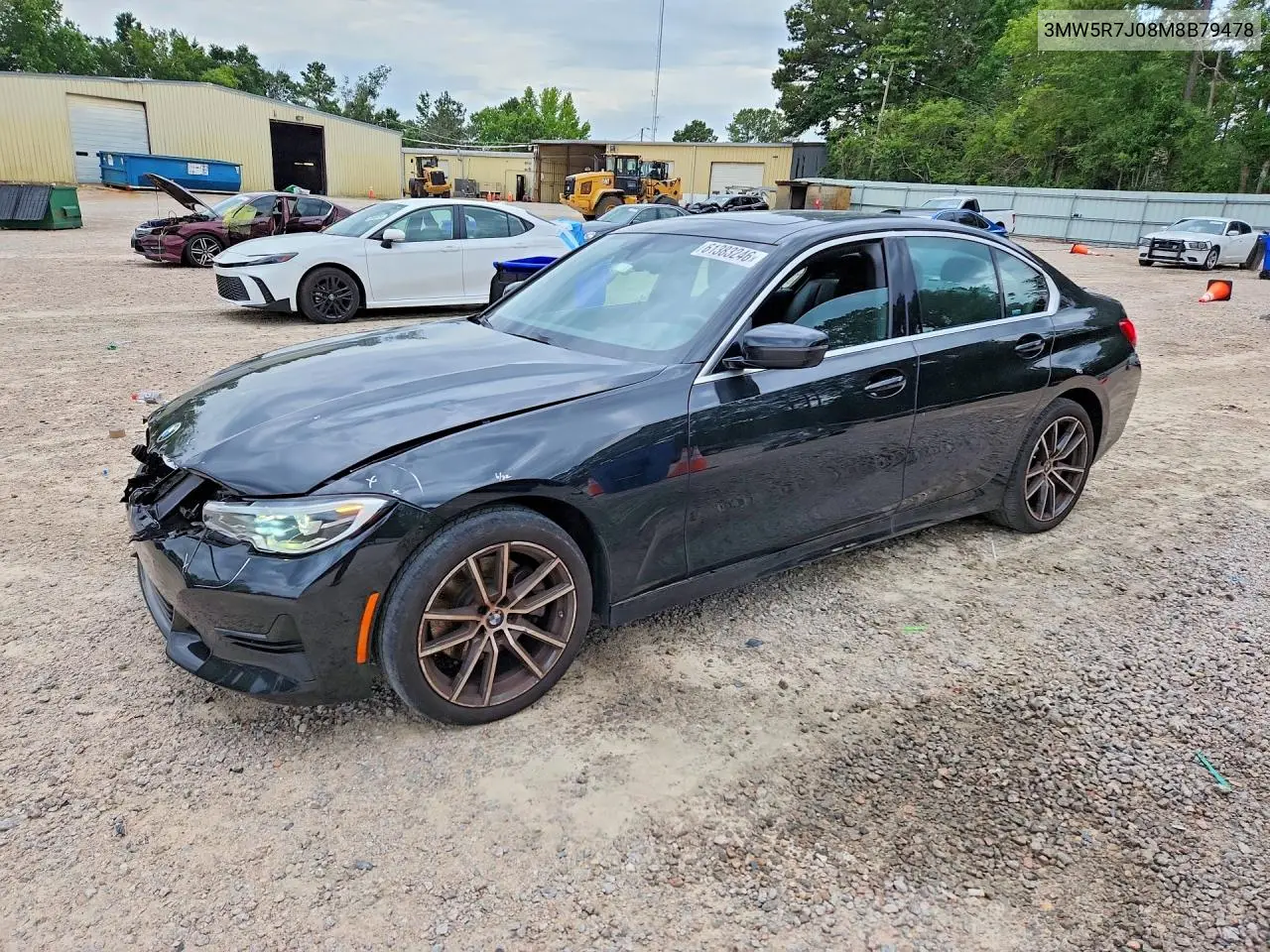 2021 BMW 330Xi VIN: 3MW5R7J08M8B79478 Lot: 61383246