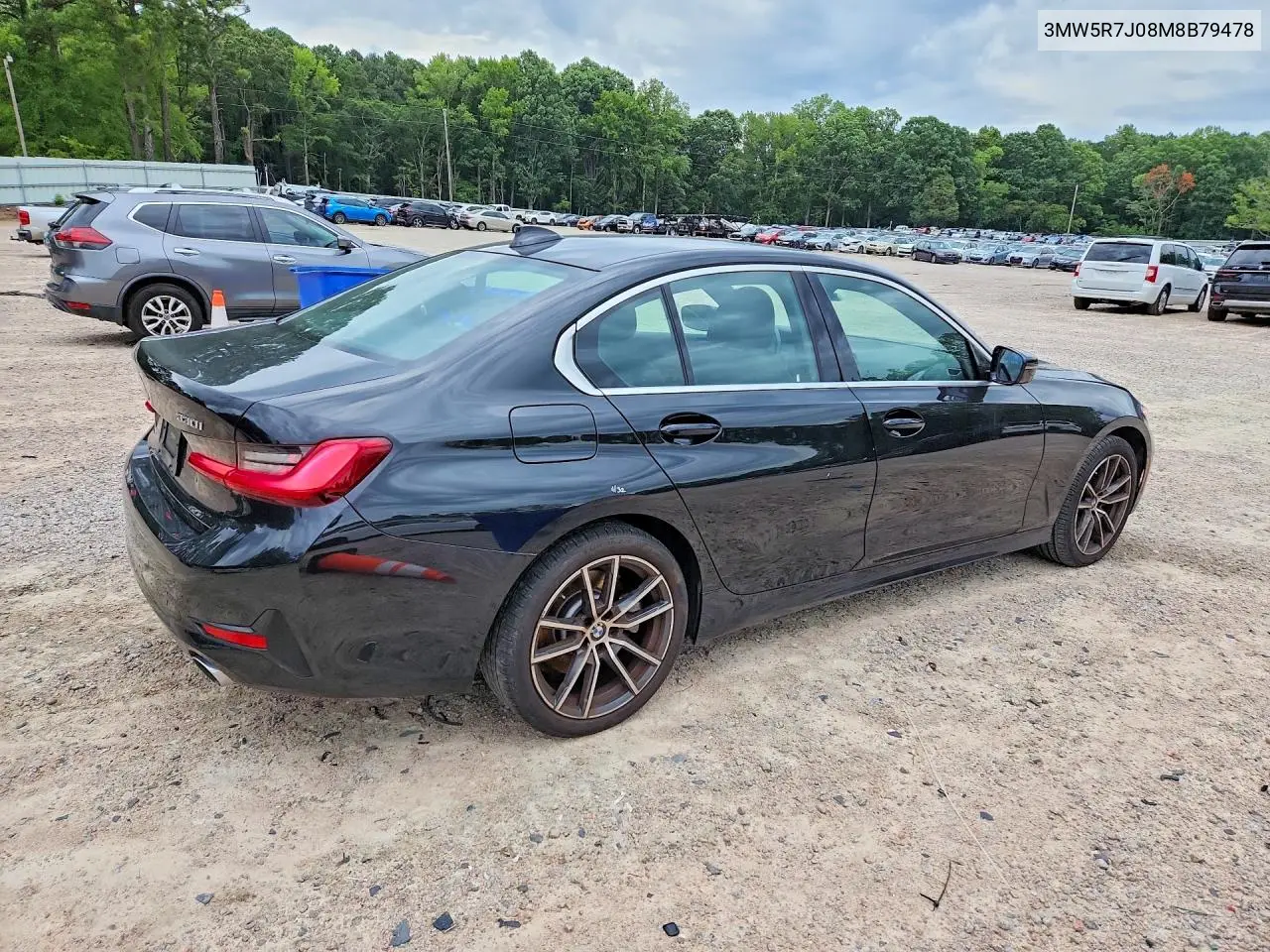 2021 BMW 330Xi VIN: 3MW5R7J08M8B79478 Lot: 61383246