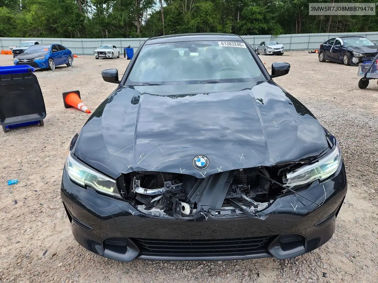 2021 BMW 330Xi VIN: 3MW5R7J08M8B79478 Lot: 61383246