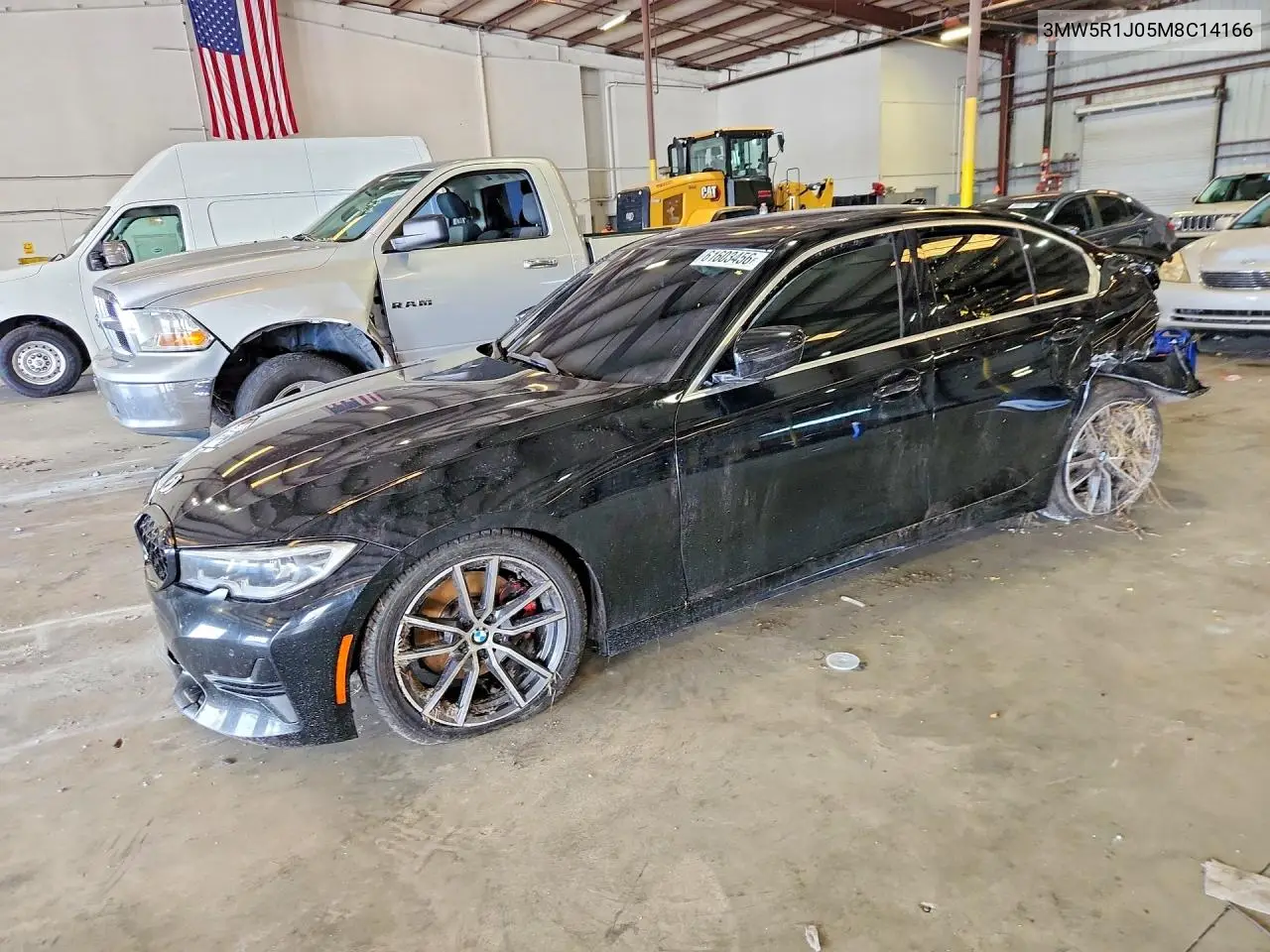 2021 BMW 330I VIN: 3MW5R1J05M8C14166 Lot: 61603456