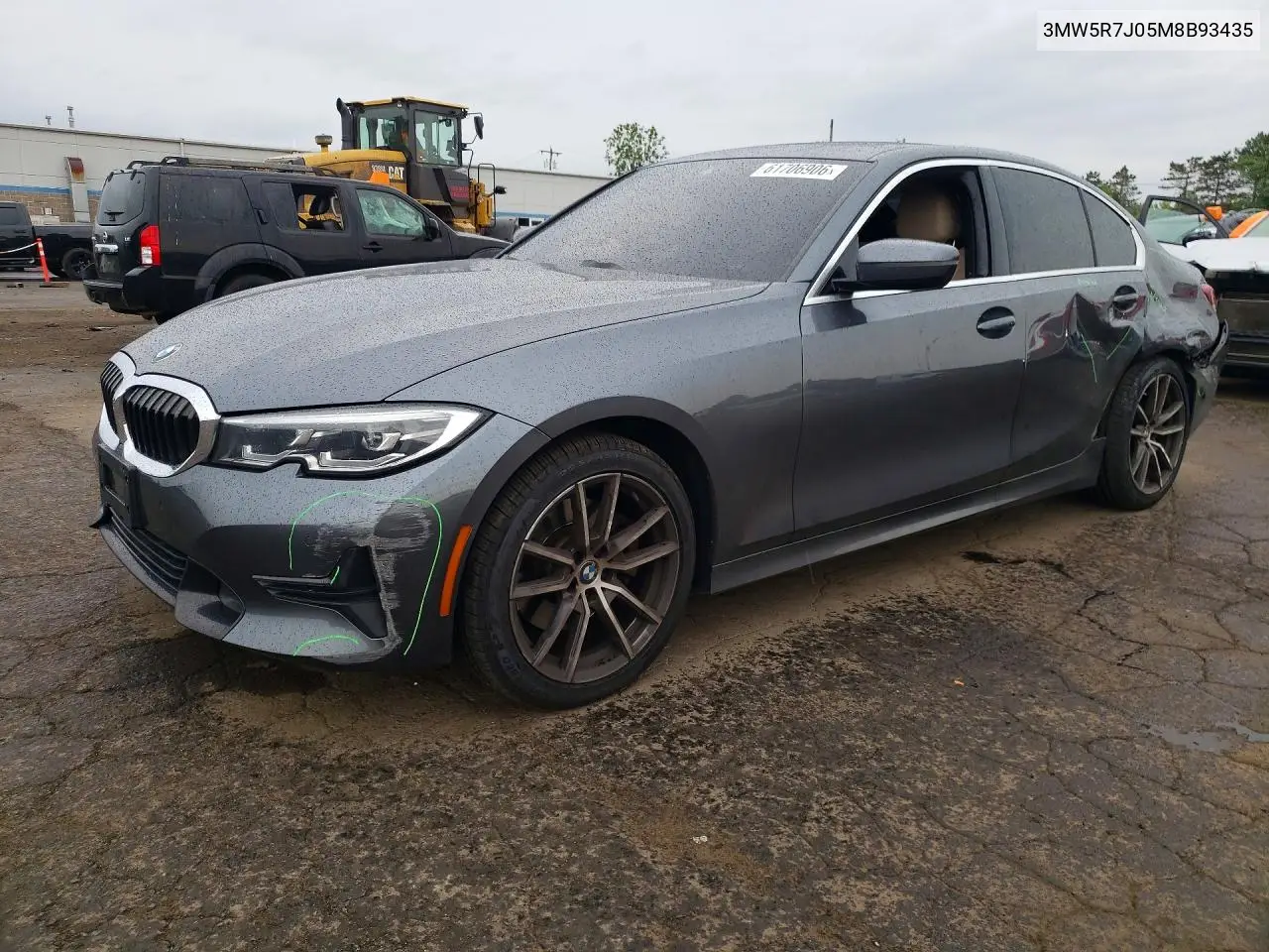 2021 BMW 330Xi VIN: 3MW5R7J05M8B93435 Lot: 61706906