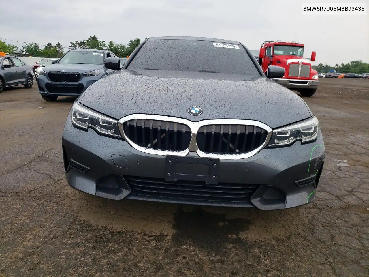 2021 BMW 330Xi VIN: 3MW5R7J05M8B93435 Lot: 61706906