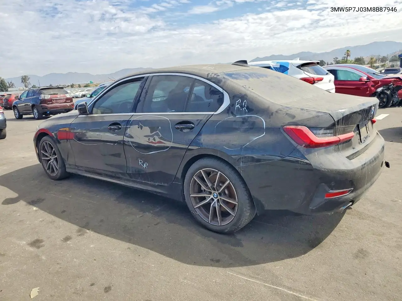 2021 BMW 330E VIN: 3MW5P7J03M8B87946 Lot: 62111576