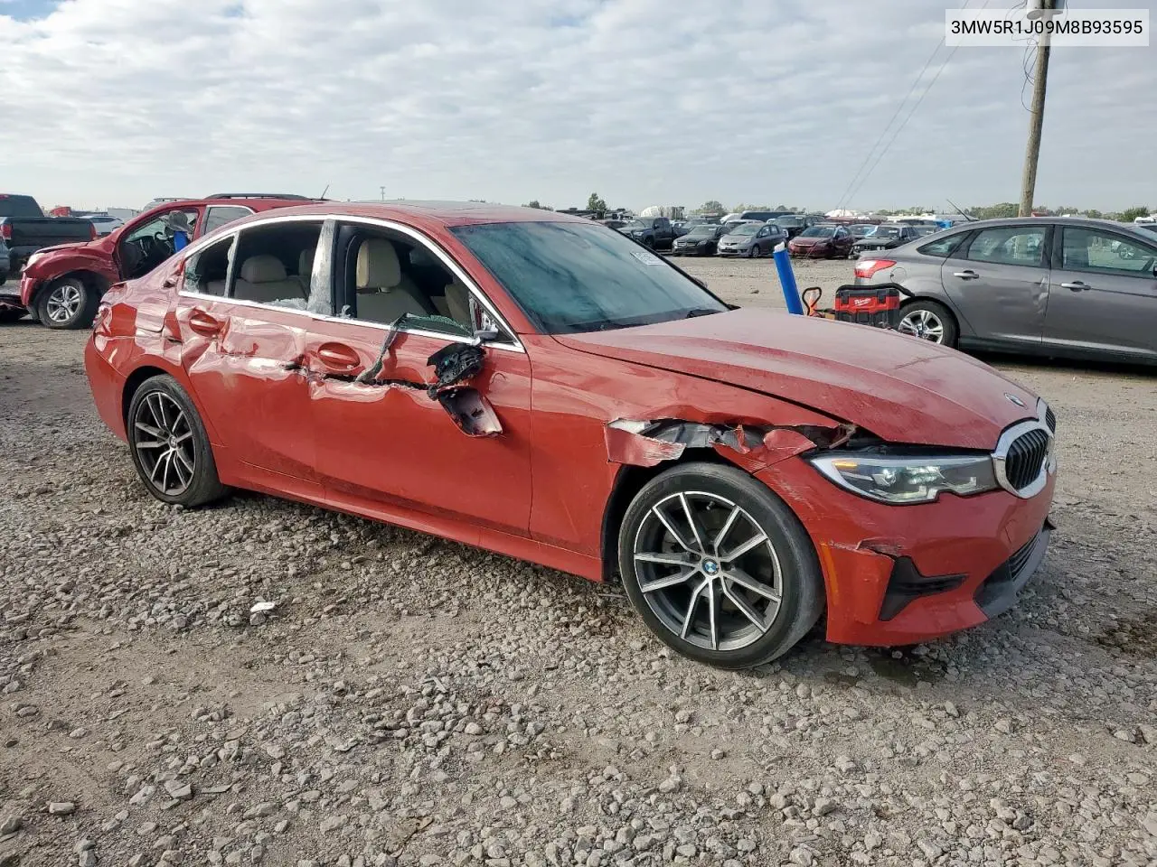 3MW5R1J09M8B93595 2021 BMW 330I