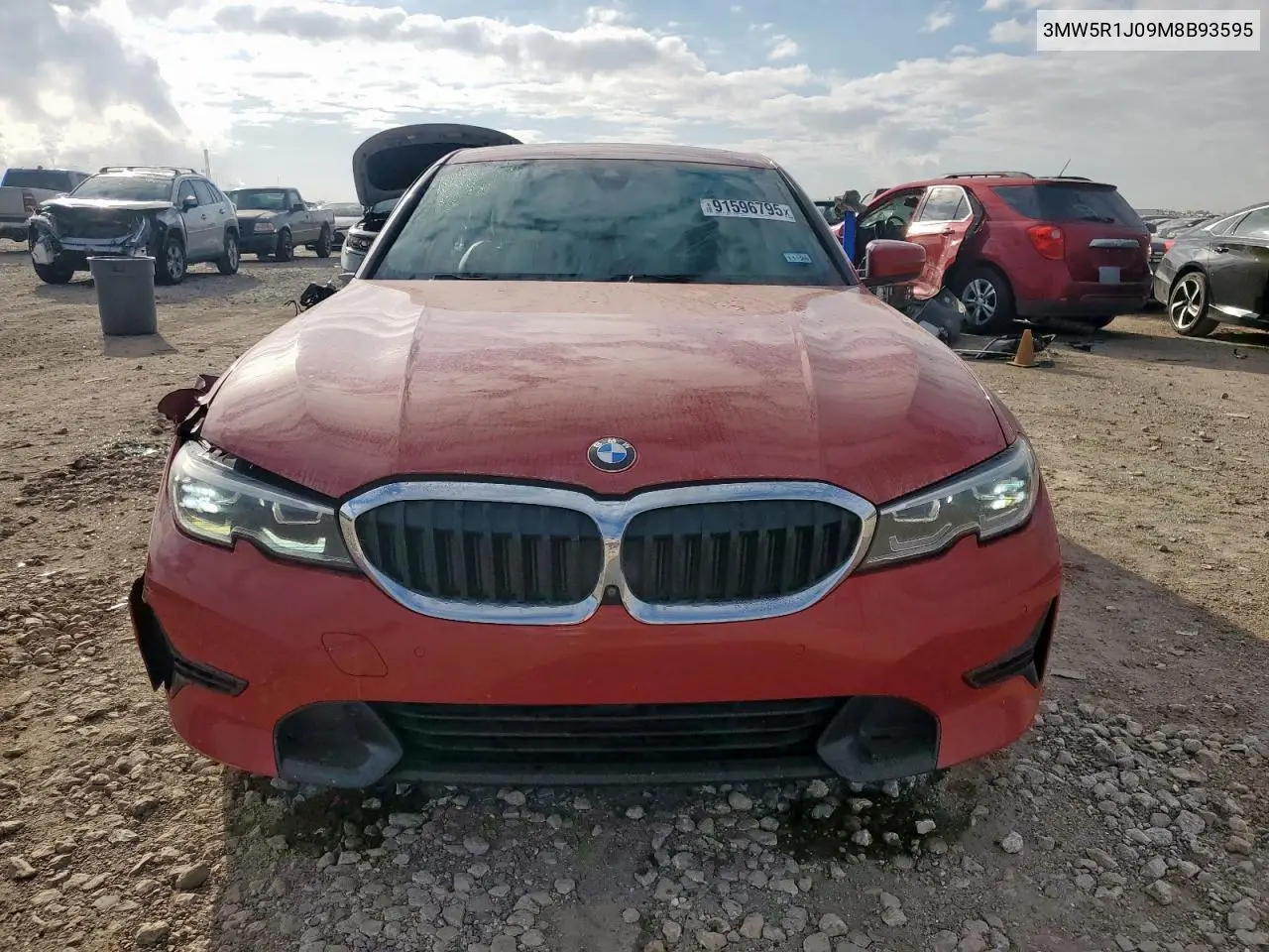 3MW5R1J09M8B93595 2021 BMW 330I
