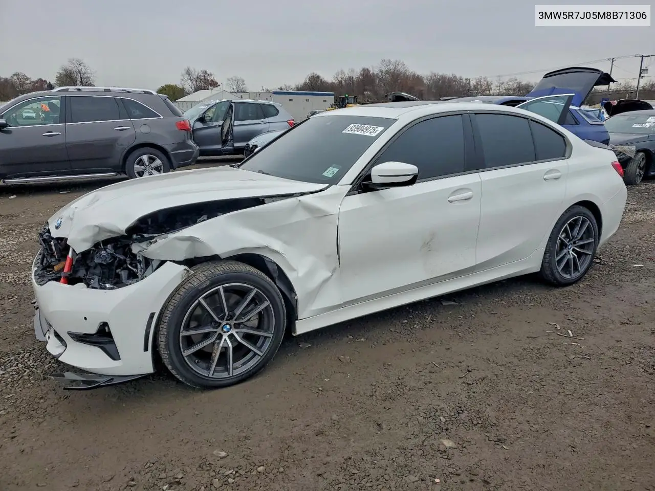 3MW5R7J05M8B71306 2021 BMW 330Xi