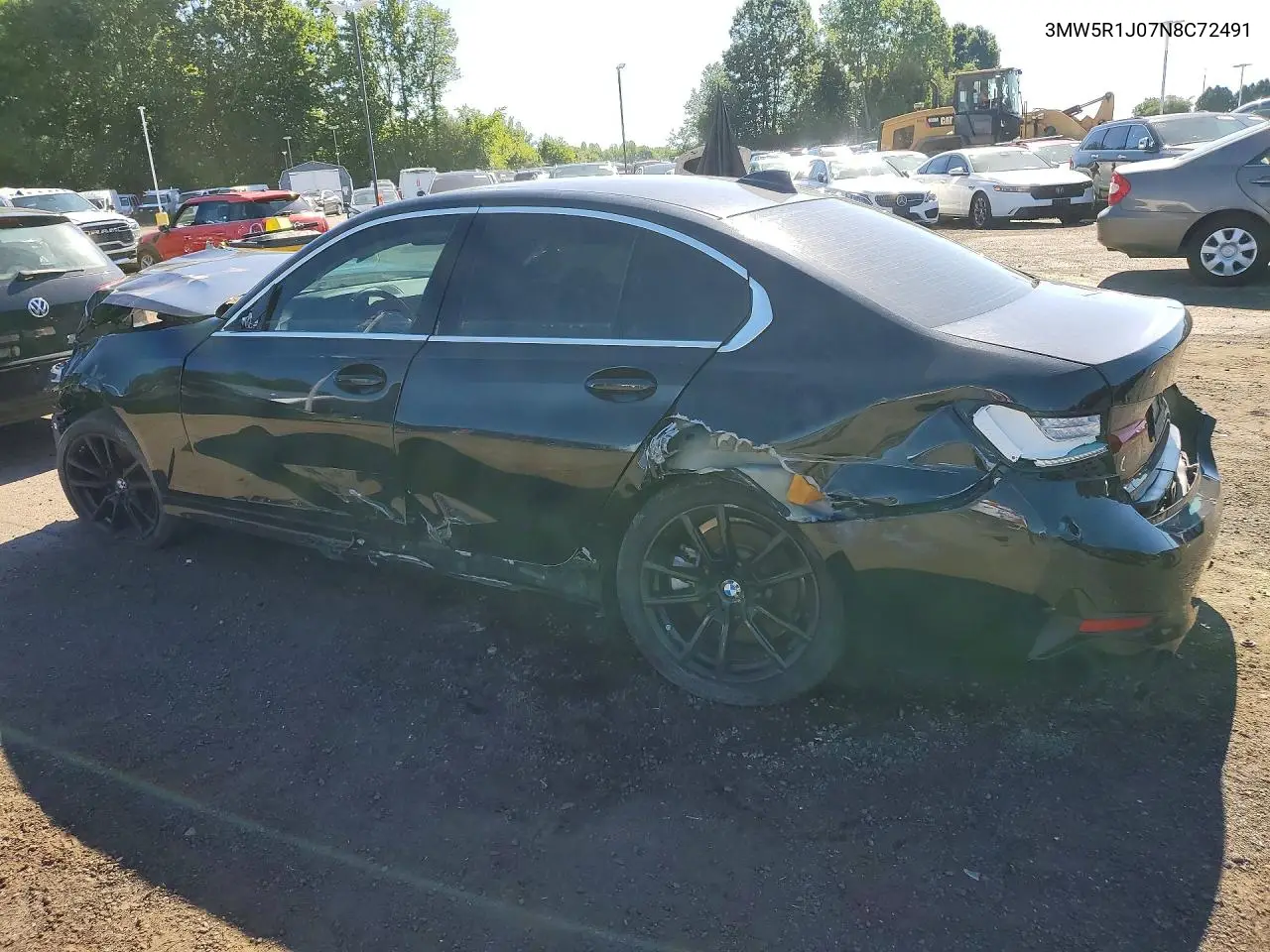 2022 BMW 330I VIN: 3MW5R1J07N8C72491 Lot: 57232986