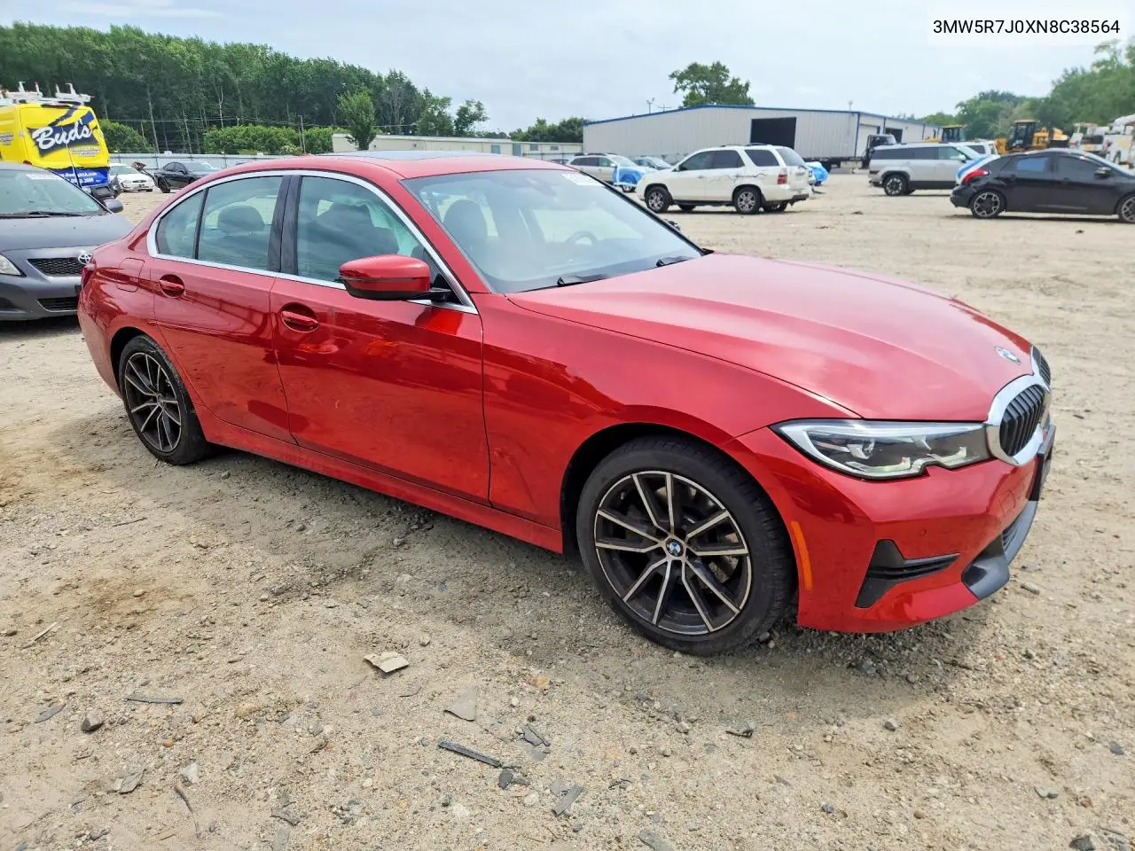 2022 BMW 330Xi VIN: 3MW5R7J0XN8C38564 Lot: 61859606