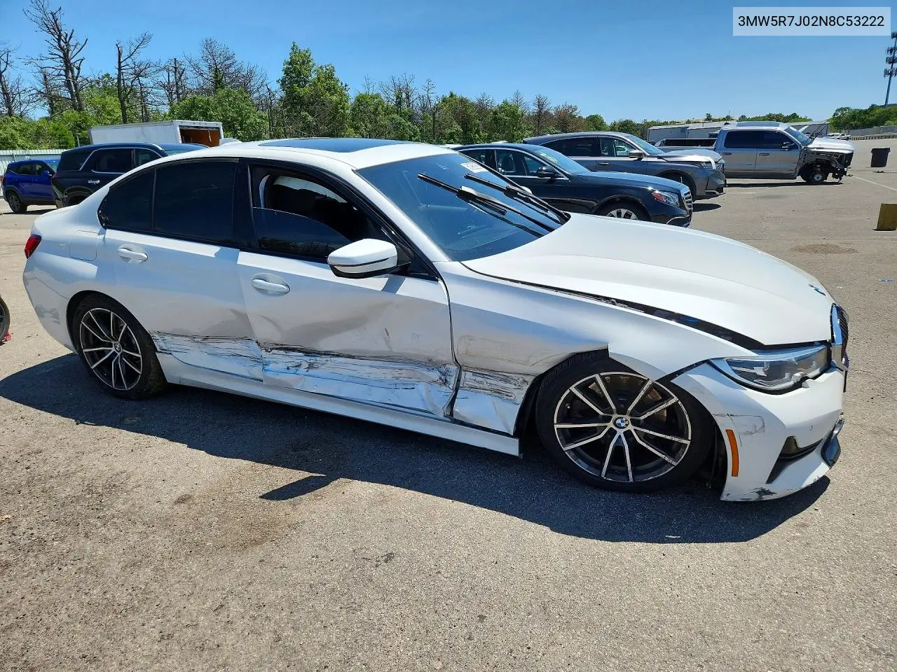 2022 BMW 330Xi VIN: 3MW5R7J02N8C53222 Lot: 61962256
