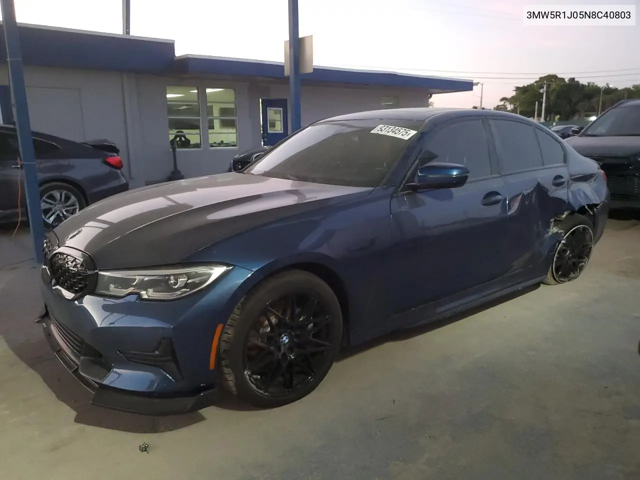 3MW5R1J05N8C40803 2022 BMW 330I