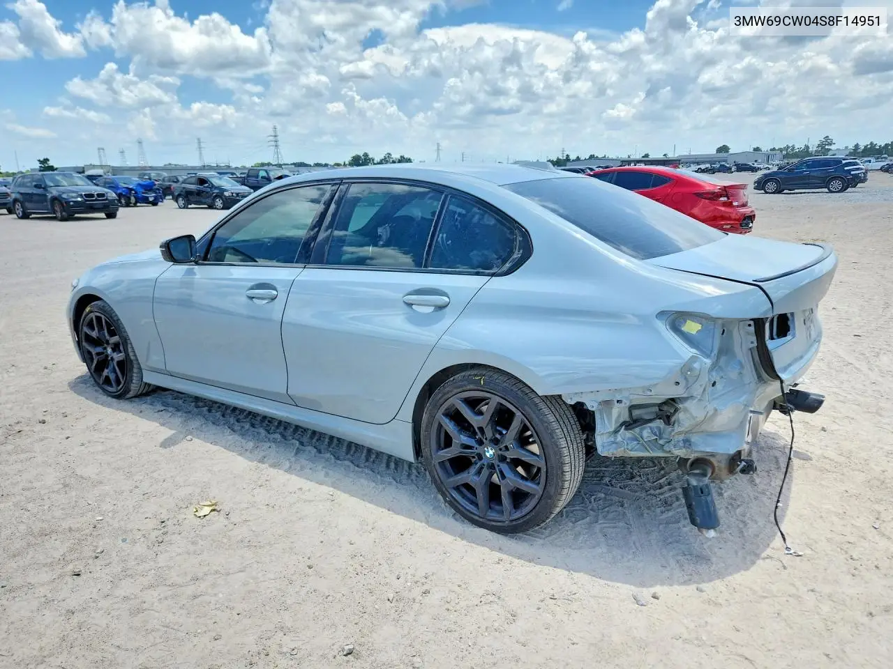 2025 BMW 330I VIN: 3MW69CW04S8F14951 Lot: 59889276